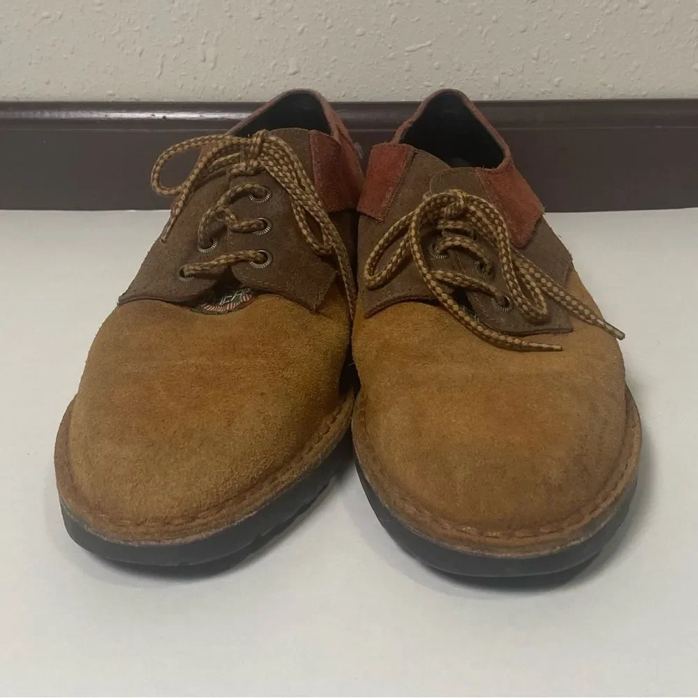 Rivers Australian Air Force Rocker Sole Suede Leather Oxford Shoes Men's Size 10